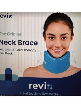 Revix NEW Hot Cold Neck Brace Support Therapy Removable Gel Pack MSRP was $85